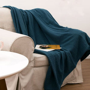 Cotton Bamboo Throw Blanket - KnitFirst