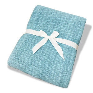Cotton Bamboo Throw Blanket - KnitFirst