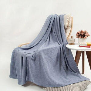 Cotton Bamboo Throw Blanket - KnitFirst