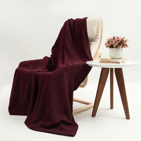 Cotton Bamboo Throw Blanket - KnitFirst