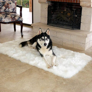 Custom Premium Faux Sheepskin Area Rug - KnitFirst