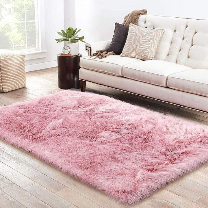 Custom Premium Faux Sheepskin Area Rug - KnitFirst