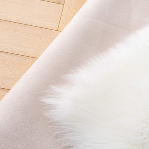 Custom Premium Faux Sheepskin Area Rug - KnitFirst