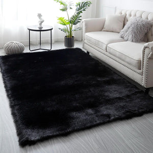 Custom Premium Faux Sheepskin Area Rug - KnitFirst