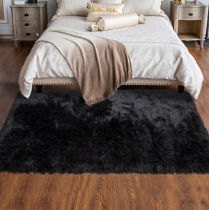 Custom Premium Faux Sheepskin Area Rug - KnitFirst