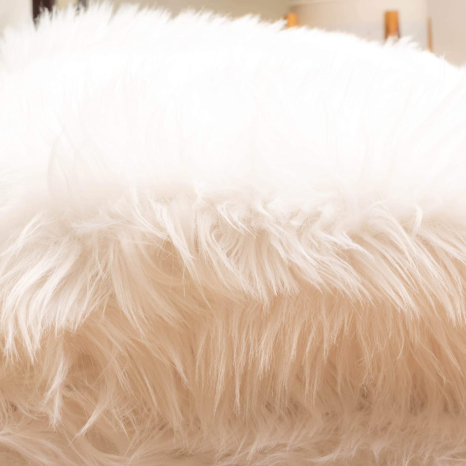 Custom Premium Faux Sheepskin Area Rug - KnitFirst