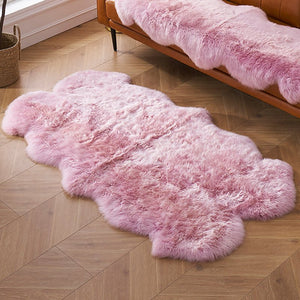 EXTRA LARGE FAUX SHEEPSKIN FUR RUG - KnitFirst