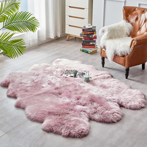 EXTRA LARGE FAUX SHEEPSKIN FUR RUG - KnitFirst