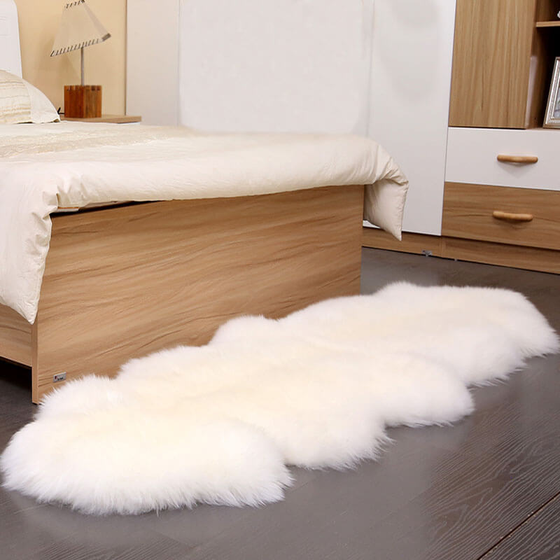 EXTRA LARGE FAUX SHEEPSKIN FUR RUG – KnitFirst