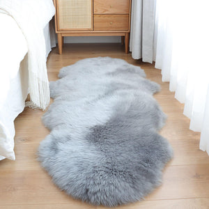 EXTRA LARGE FAUX SHEEPSKIN FUR RUG - KnitFirst
