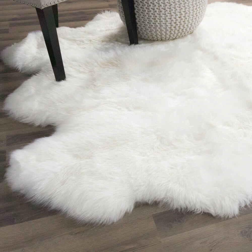 EXTRA LARGE FAUX SHEEPSKIN FUR RUG - KnitFirst