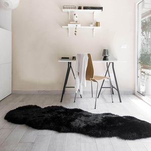 EXTRA LARGE FAUX SHEEPSKIN FUR RUG - KnitFirst