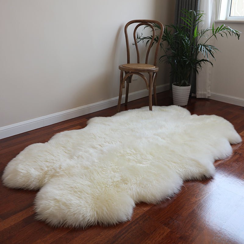 Large Fur Rug EXTRA LARGE FAUX SHEEPSKIN FUR RUG – KnitFirst