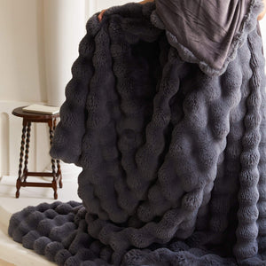 Faux Fur Blanket - Extra Soft Blanket - Machine Washable - KnitFirst