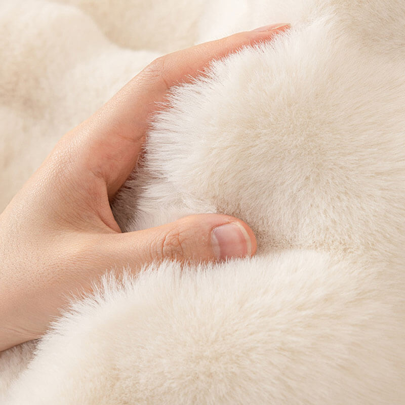 Faux Fur Sofa Covers, Throws Blankets Sofa Slipcovers for Pets - KnitFirst