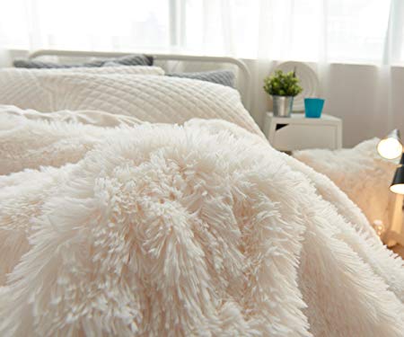 Faux fur throw cover | duvet cover bedding set | Faux fur throw blanket - KnitFirst
