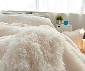 Faux fur throw cover | duvet cover bedding set | Faux fur throw blanket - KnitFirst