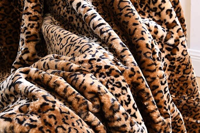 Fleece Faux Fur Throw Blanket, Lap Fleece Blankets - KnitFirst