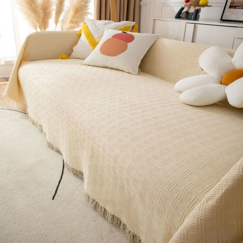 Geometrical Sofa Cover,Sofa Slipcovers for Pets - KnitFirst