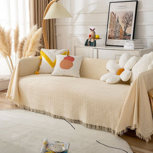 Geometrical Sofa Cover,Sofa Slipcovers for Pets - KnitFirst