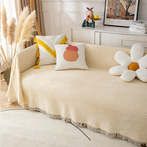 Geometrical Sofa Cover,Sofa Slipcovers for Pets - KnitFirst