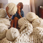 Giant super bulky Merino Chunky Yarn | knitting Chunky wool yarn - KnitFirst