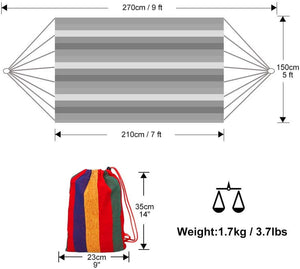 Hammock Brazilian Double Hammock - Two Person Bed for Backyard, Porch, Outdoor and Indoor Use - KnitFirst