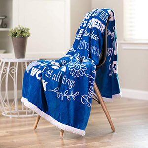 Healing Thoughts Blanket - KnitFirst