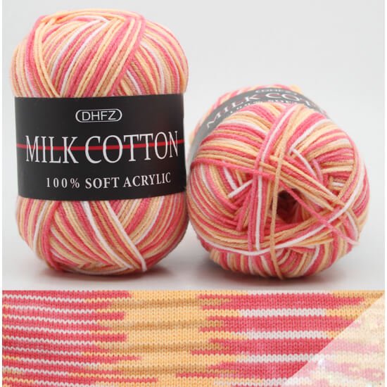Ice CreamClassic Wool Roving Yarn, 1.5 oz 1 Ball - KnitFirst