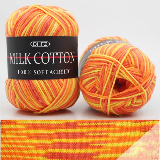 Ice CreamClassic Wool Roving Yarn, 1.5 oz 1 Ball - KnitFirst