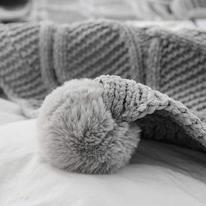 Iceland Wool Knitted Throw Blanket, Super Soft Couch/Sofa/Bed Cover (51.18"×59.05") - KnitFirst