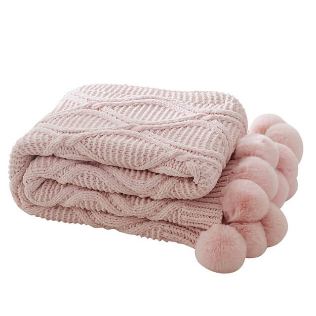 Iceland Wool Knitted Throw Blanket, Super Soft Couch/Sofa/Bed Cover (51.18"×59.05") - KnitFirst