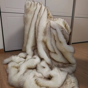 Luxury Faux Fur Throw Blanket - KnitFirst