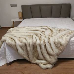 Luxury Faux Fur Throw Blanket - KnitFirst