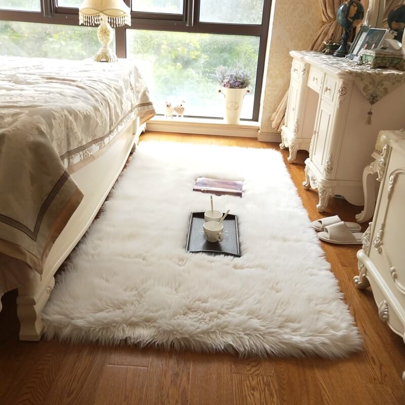 Luxury Faux Sheepskin Rug - Ultra - Plush & Stylish - KnitFirst