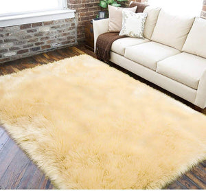 Luxury Faux Sheepskin Rug - Ultra - Plush & Stylish - KnitFirst