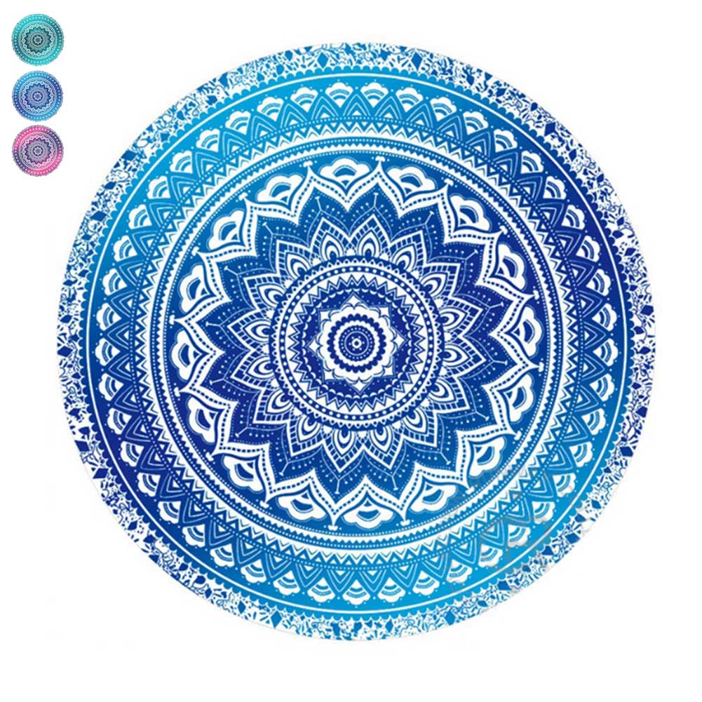 Mandala Round Tapestry Summer Beach Picnic Throw Rug Blanket Bohemia Mats - KnitFirst