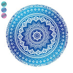 Mandala Round Tapestry Summer Beach Picnic Throw Rug Blanket Bohemia Mats - KnitFirst