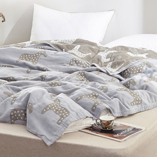 Organic Cotton Throw Blanket - KnitFirst