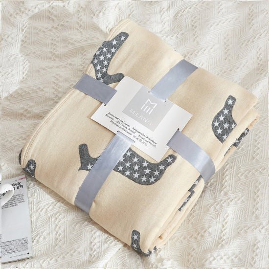 Organic Cotton Throw Blanket - KnitFirst