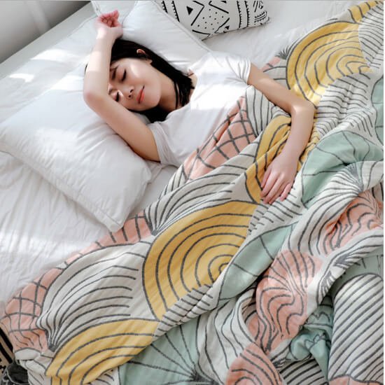 Organic Cotton Throw Blanket - KnitFirst