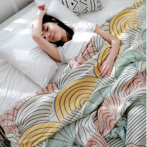 Organic Cotton Throw Blanket - KnitFirst