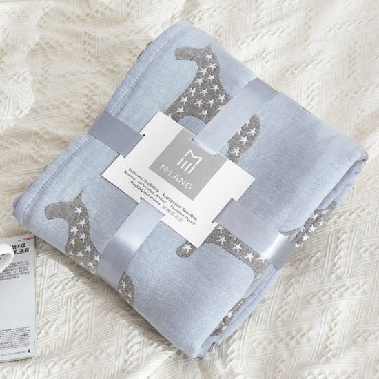 Organic Cotton Throw Blanket - KnitFirst