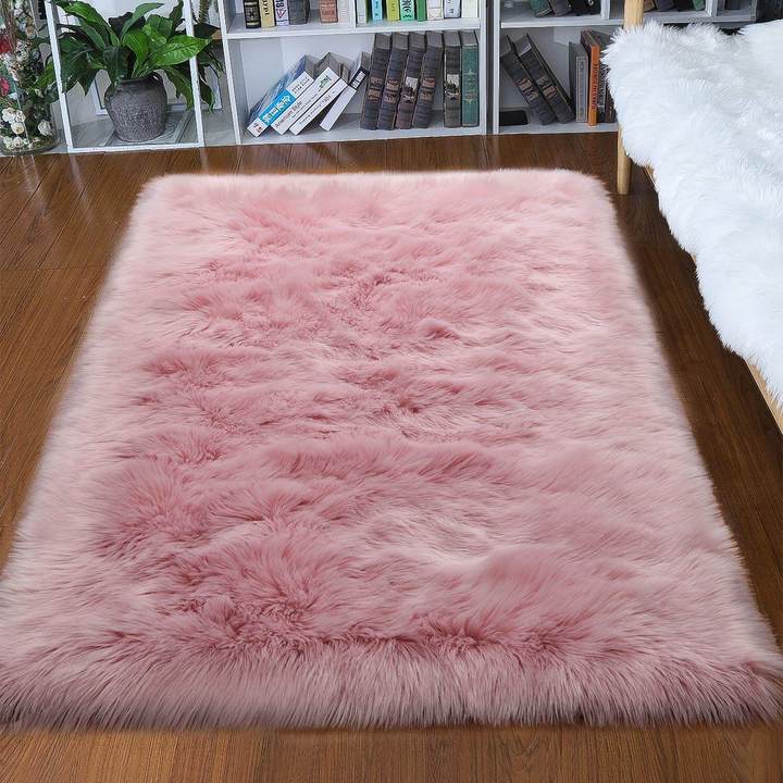 Premium Shag Rug,Soft Shaggy Rug, Round Plush Rug