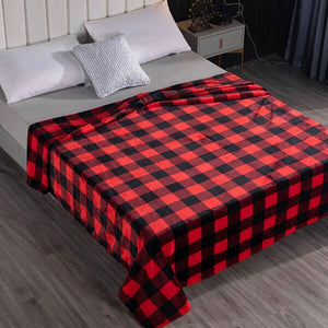 Plaid Throw Blanket - KnitFirst