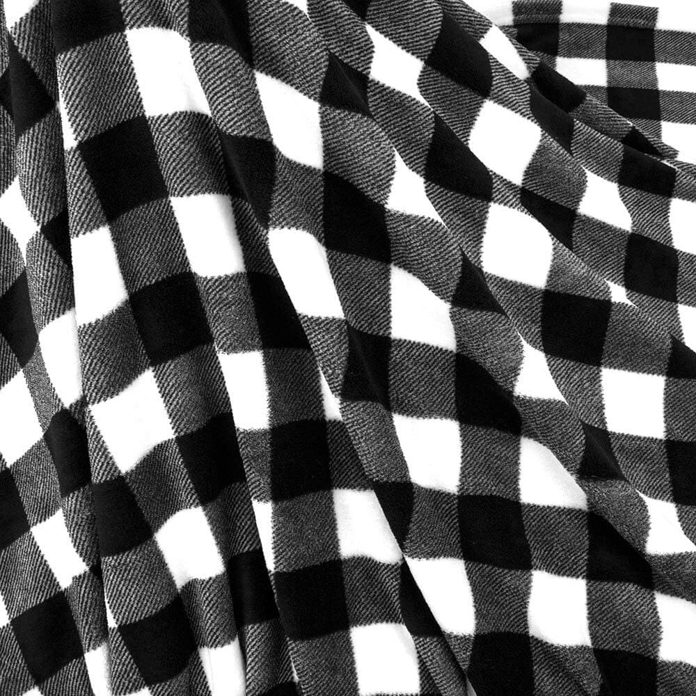 Plaid Throw Blanket - KnitFirst