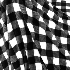 Plaid Throw Blanket - KnitFirst
