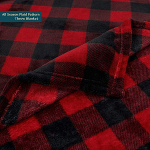 Plaid Throw Blanket - KnitFirst