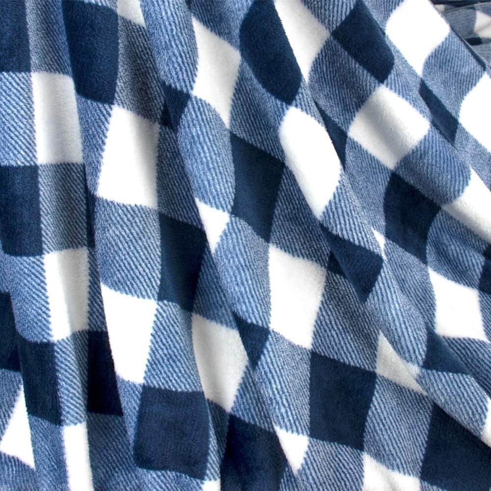 Plaid Throw Blanket - KnitFirst