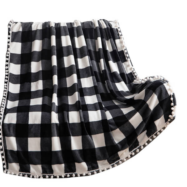 Plaid Throw Blanket - KnitFirst
